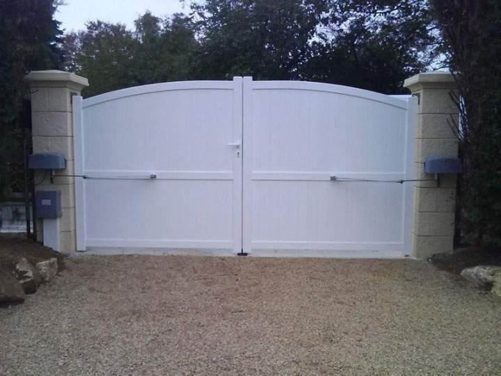 Portail alu PVC bois Chaumont en Vexin