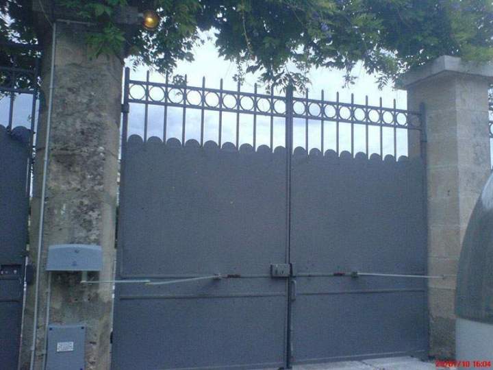 Portail alu PVC bois Chaumont en Vexin