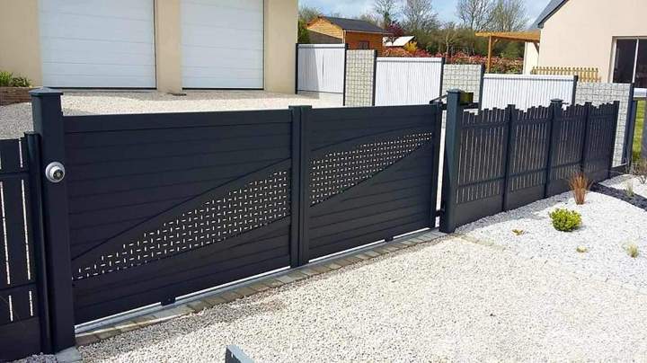 Installation portails PVC Chaumont-en-Vexin